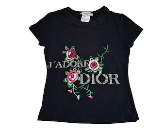 Dior 2003 J'adore Dior Blue T-shirt - Etsy