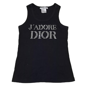 DIOR Peace Logo Top Christian Dior Collectable Graphic Tank