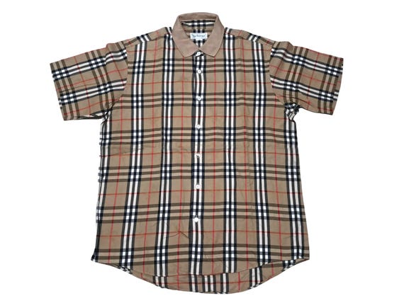 Vintage Burberrys Nova Check Shirt Monogram Prorsum - Etsy