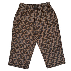 Vintage FENDI ZUCCA Monogram Short Pants Size 26 Made in Italy - Etsy