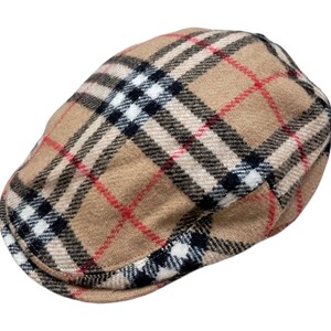 Rare Vintage BURBERRYS London Nova Check Flat Cap / News  display picture 1