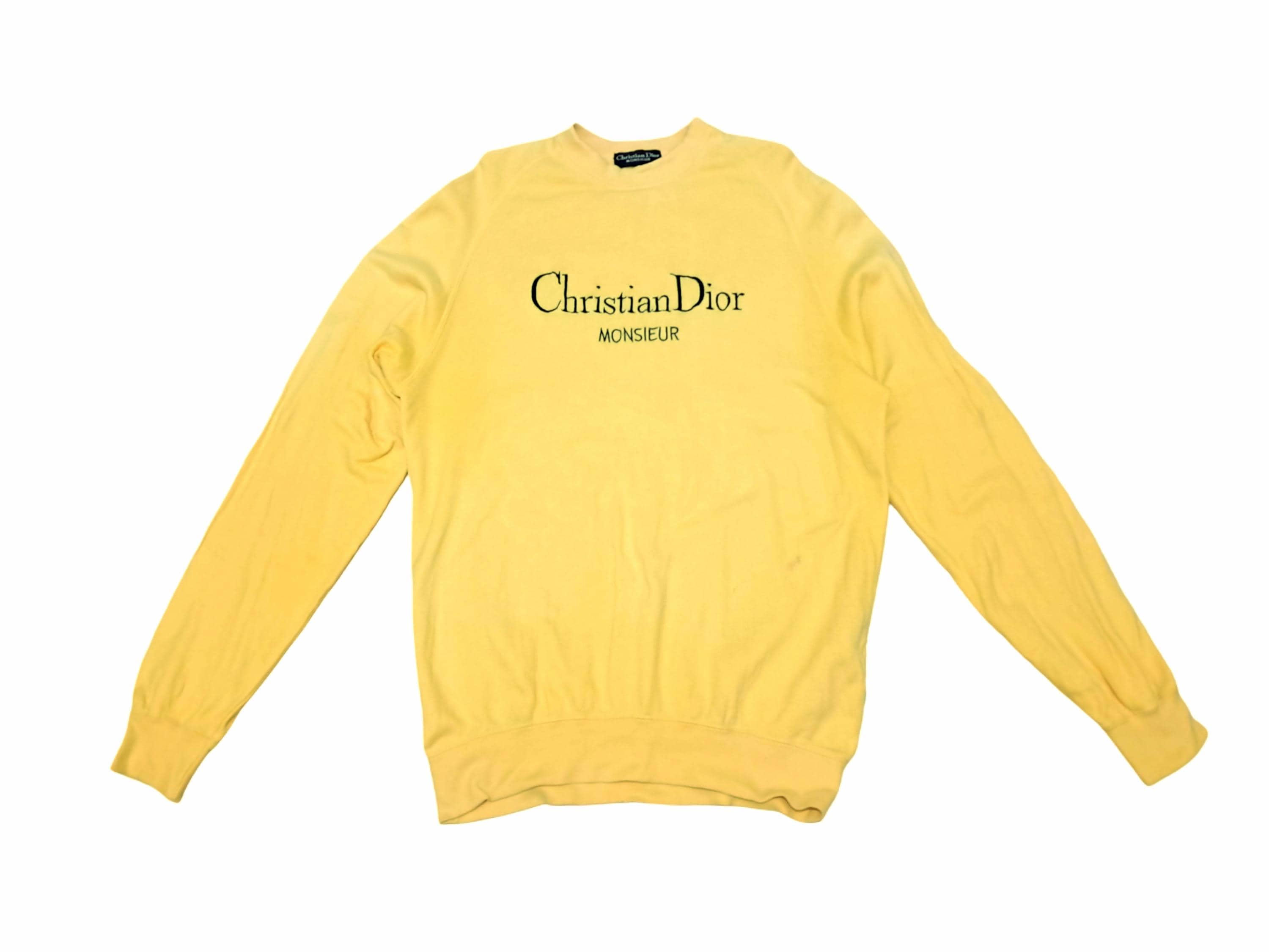 Vintage Christian Dior Sweatshirt - Etsy