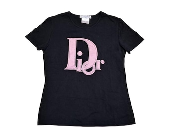 Authentic Dior Miss Dior Logo White T-shirt - Etsy