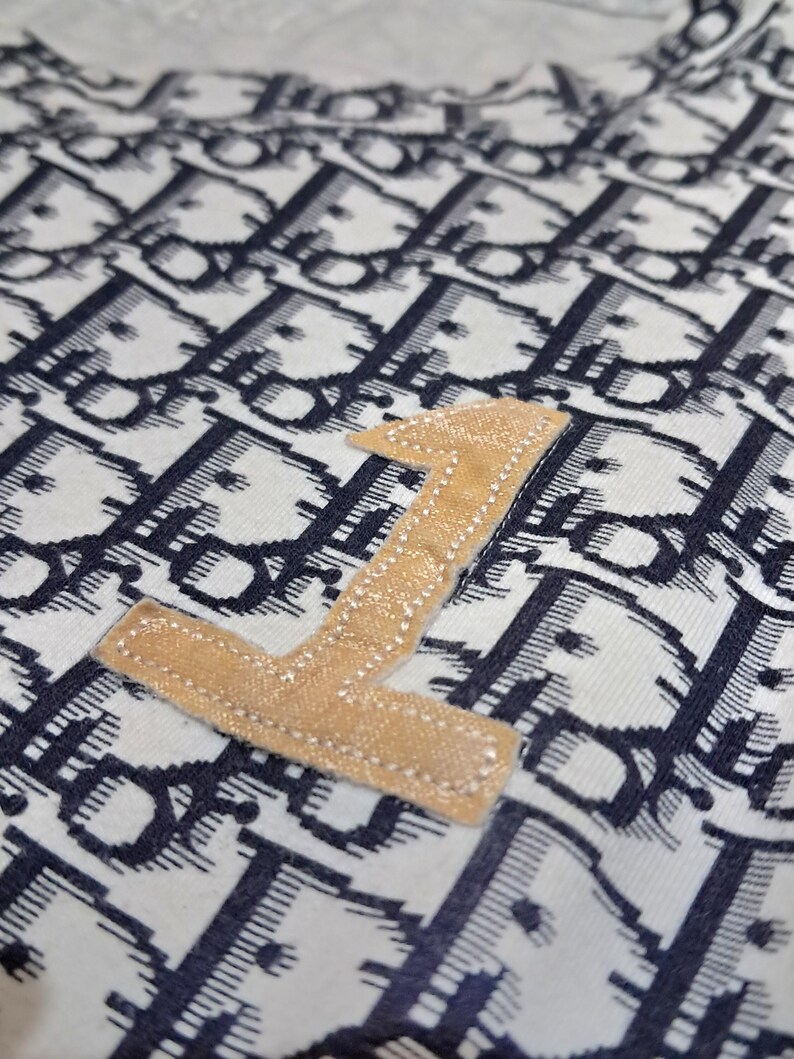 Vintage Christian Dior Monogram Tshirt Long Sleeve - Etsy