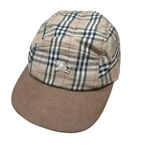 Vintage BURBERRY London Nova Check Five Panel Mütze mit Logo prorsum - Burberry Hut