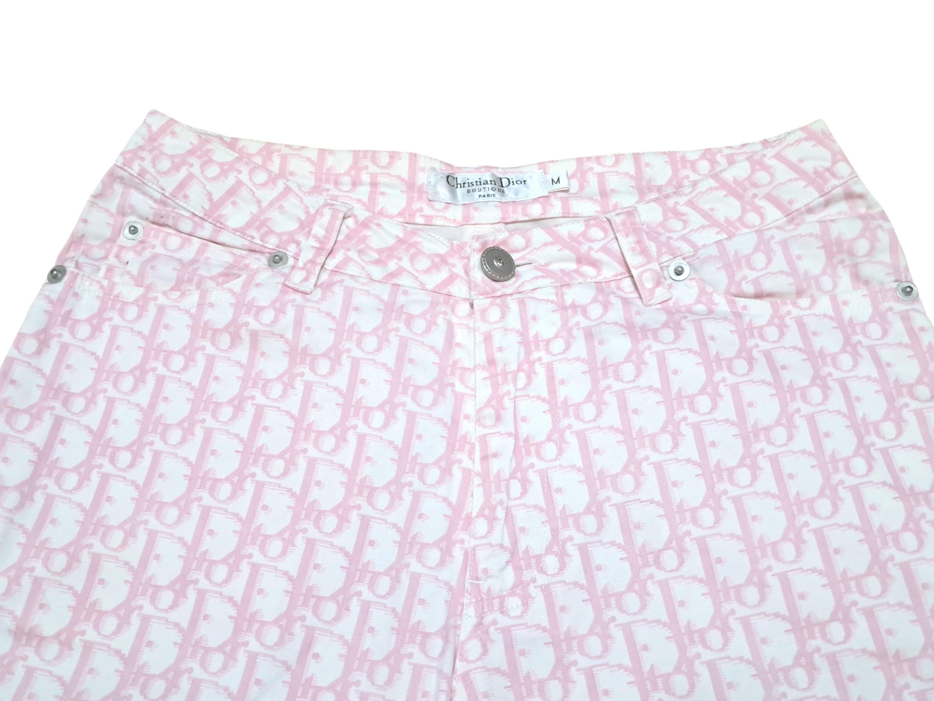 Vintage Christian Dior Monogram Trouser Pants Pink Size 29 - Etsy