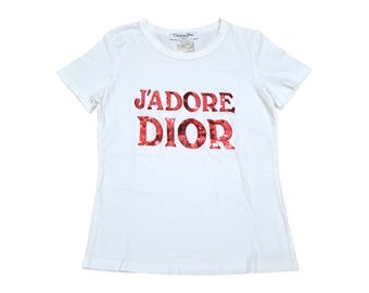 Vintage Christian Dior " J'Adore Dior " Tshirt