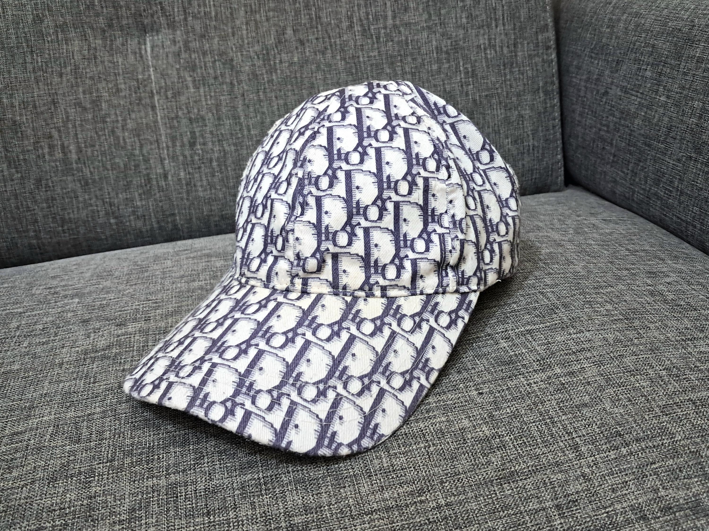 Vintage Christian Dior Monogram Hat / Cap Blue - Etsy New  display picture 3