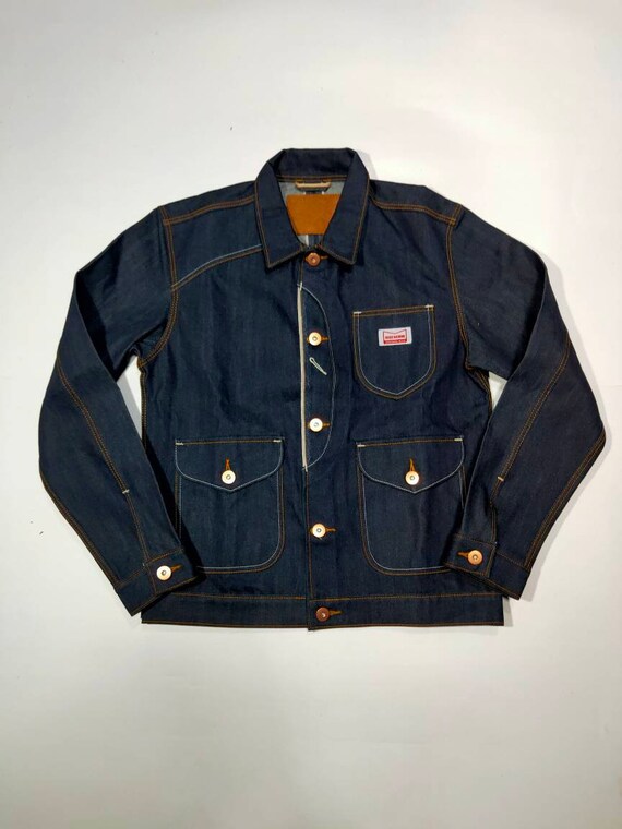 Style 70s Handmade CHORE jacket Selvedge denim KIS