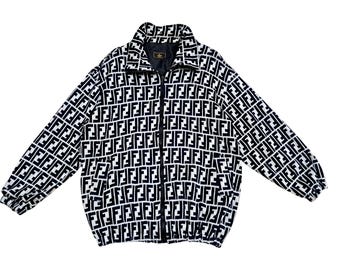 Vintage Fendi Zucca Reversible Coach Jacket | 90s - Etsy