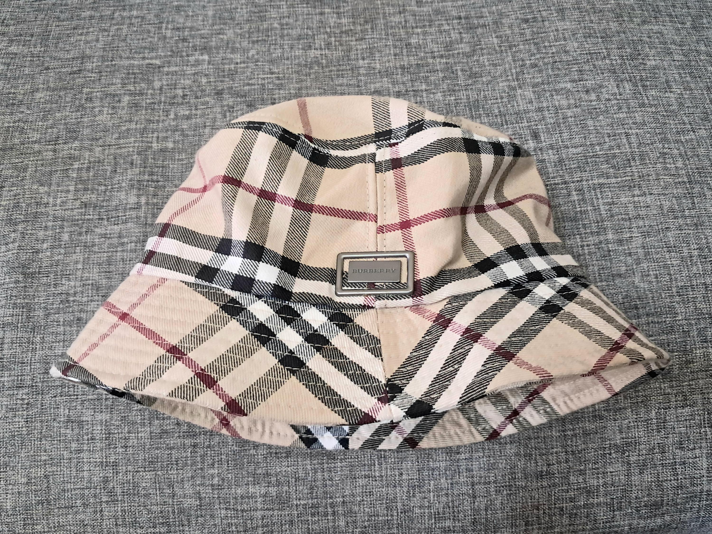 Vintage BURBERRY London Nova Check Buckethat / Hat - Etsy Israel