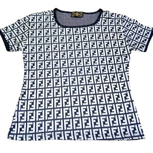 Vintage FENDI ZUCCA Monogram Shirt Made in Italy