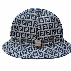 Vintage FENDI Zucca Monogram Buckethat