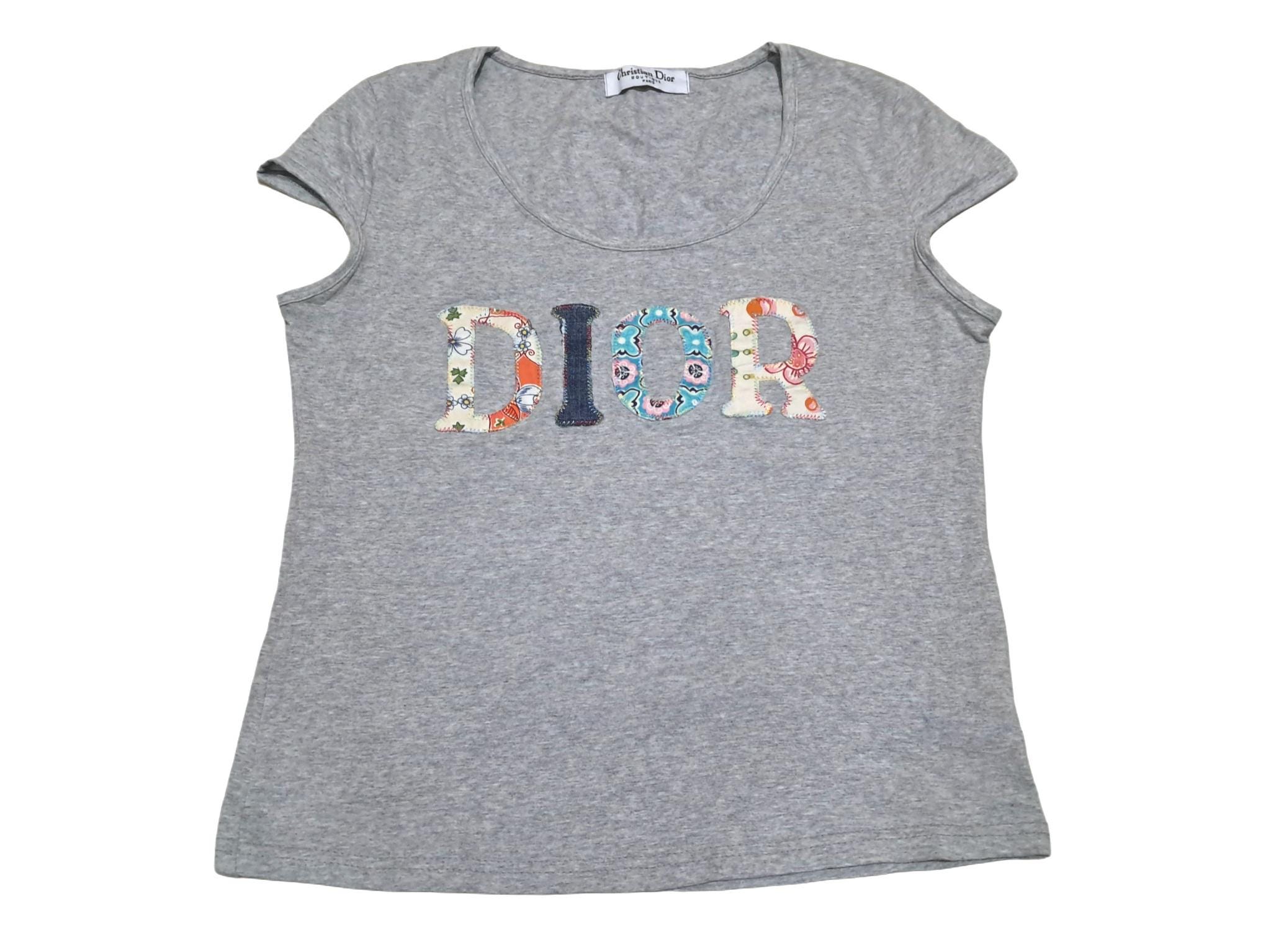 Vintage Christian Dior Tee - Women's Dior T-shirt - Etsy