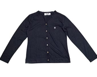 Vintage Chanel Cardigan Logo