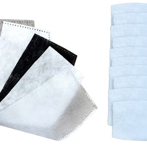 10 Pack Adult 5 Layer Face Mask Filters / Mask Filters