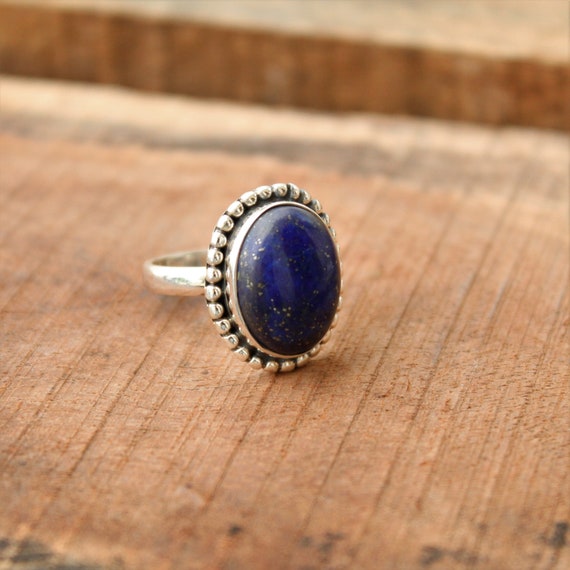 Free Shipping Lazuli-Lapis 925 Silver Gemstone Handmade Jewelry Ring Free Shipping Lazuli-Lapis 925 Silver Gemstone Handmade Jewelry Ring