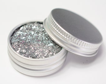 Chunky Silver Mix - Biodegradable Glitter