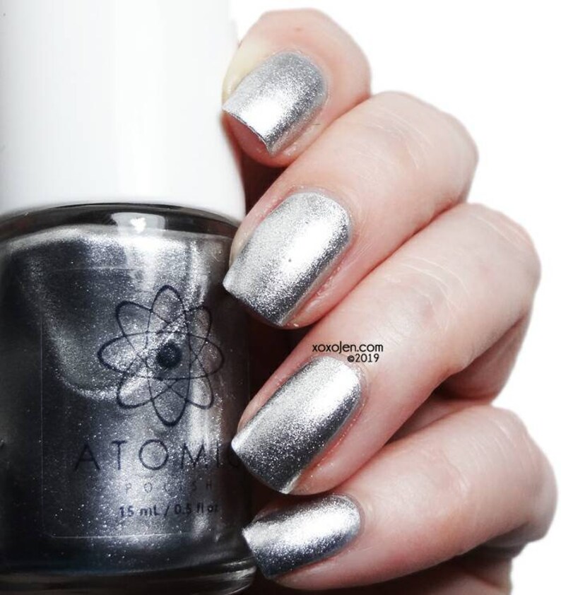 Metallic Nail Polish//silver//indie Nail Etsy