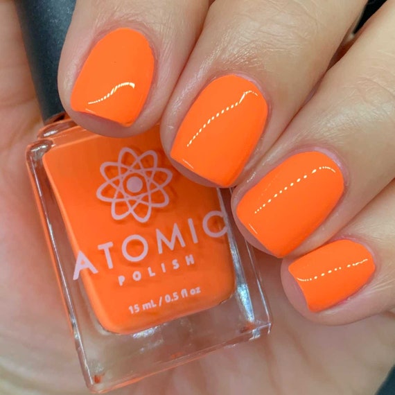 Pastel Neon Ne Orange Etsy