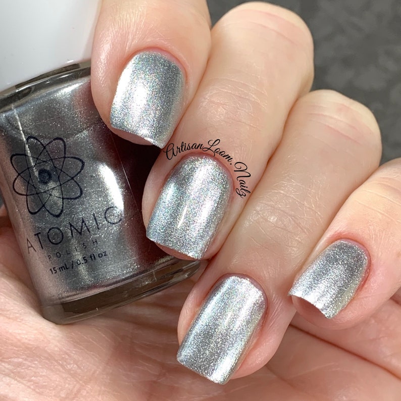 Metallic Nail Polish//silver//indie Nail Etsy