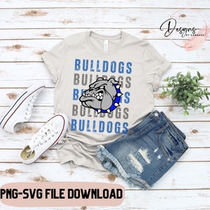 Bulldogs Svg, school mascot svg, teacher svg, Bulldog svg, Bulldog shirt svg, cheerleader svg, mascot svg, back to school svg