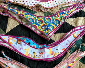 42 Pack Dog Bandanas, Bulk Pet Bandanas, Multi Size Grooming Accessories