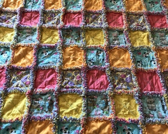 Easter Puppy (Dog) Rag Quilt