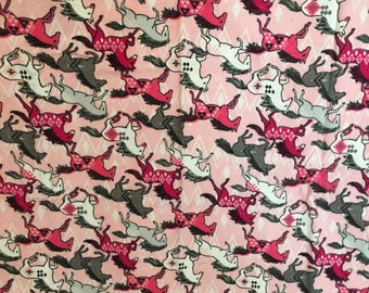 Pink Horse Baby Receiving Blanket