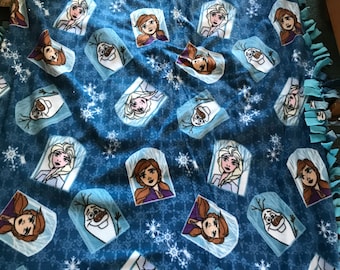 Disney Frozen/Olaf Tie Blanket (LARGE ADULT SIZE)
