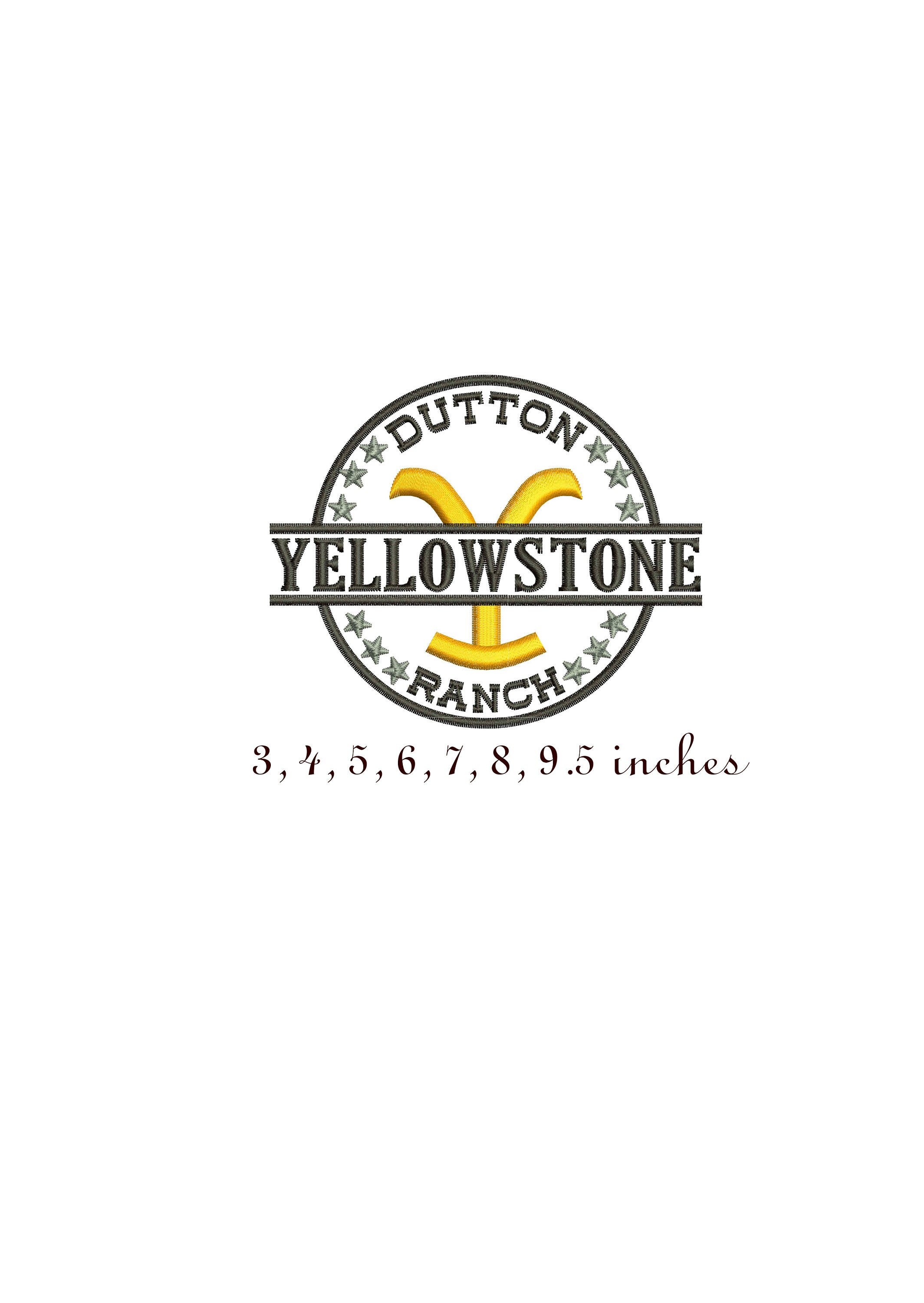 Machine embroidery design Yellowstone Etsy