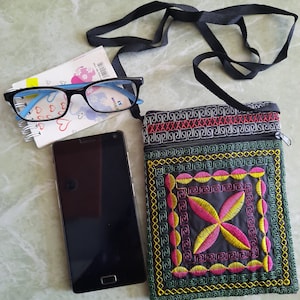 Cell Phone Purse Crossbody Phone Case, Broderie Petit Sac, Cross Body Bags For Women, Week-end Bag, Festival Bag, Small Crossbody Bag