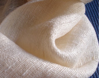 Asciugamano per capelli in seta grezza, anti-invecchiamento, antibatterico, ipoallergenico, tessuto a mano.