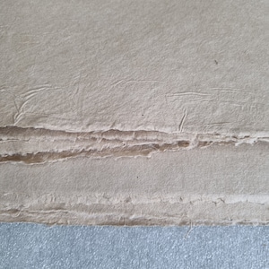10 sheets Paper Handmade Mulberry Paper Delicate Natural Textured With Deckle Edges  Sizes available A4 A5 A6 Dó paper
