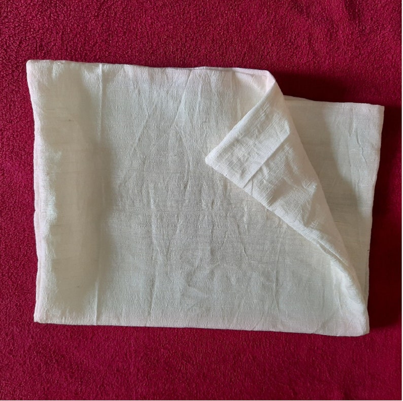 Raw Silk Pillow Case, Raw Silk Pillowcase Standard, Silk Pillowcase ...