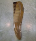 Natural Buffalo horn comb for Straight hair, Handmade Anti Static horn comb, unisex horn com, gift for her, gift for him.