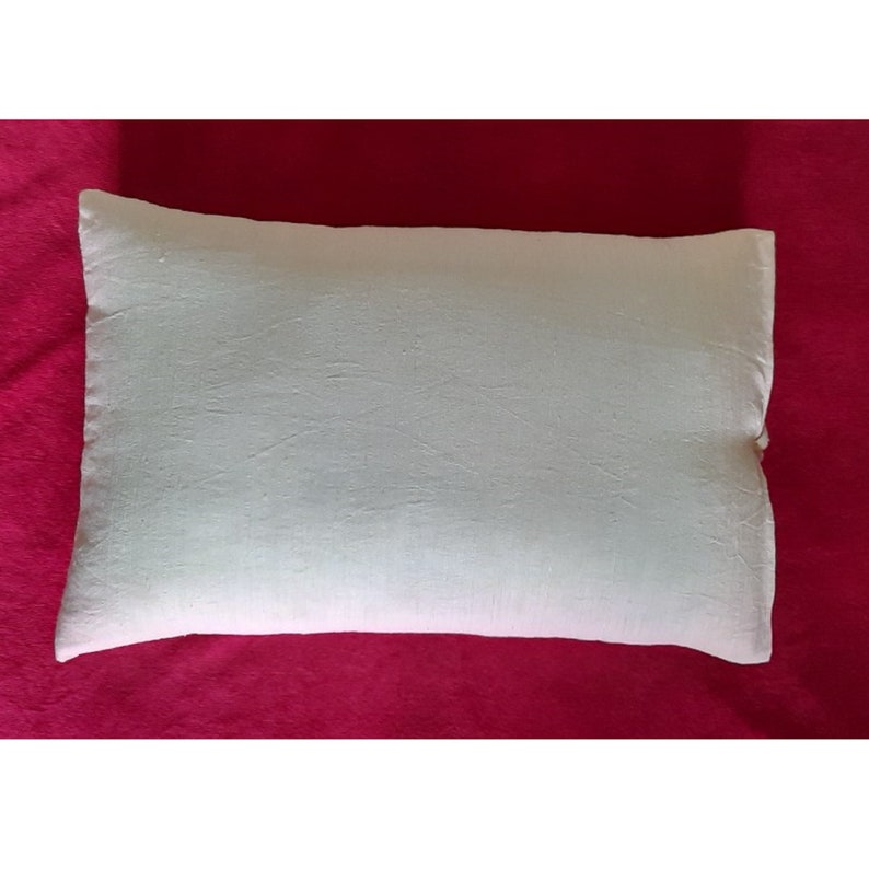 Raw Silk Pillow Case, Raw Silk Pillowcase Standard, Silk Pillowcase