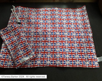 Handmade waterproof padded sitting mat with matching carrying pouch ideal for hiking, dog walking, picnics, camping, beach amongst others