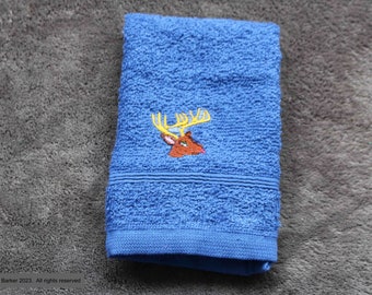 Embroidered face flannel
