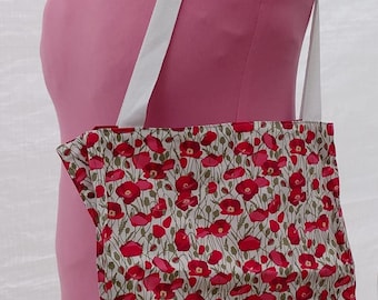 Handmade fabric tote bag