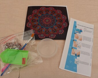 handmade crystal art card kits, all you need, try yourself, ideal for all occasions, greetings cards, for any occasions