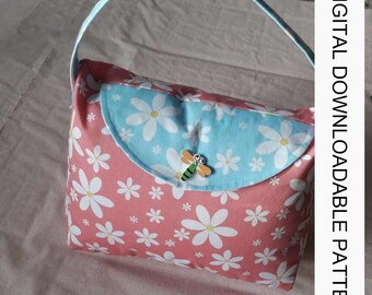 Pattern for a handbag doorstop, downloadable pattern, easy to follow instructions by picture and words