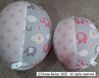 Balloon covers, made from beautiful cotton fabric, balloon blown up inside, reuse your balloons, can be used indoors or outdoors or in water