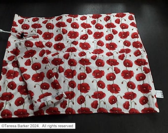Handmade waterproof padded sitting mat with matching carrying pouch ideal for hiking, dog walking, picnics, camping, beach amongst others