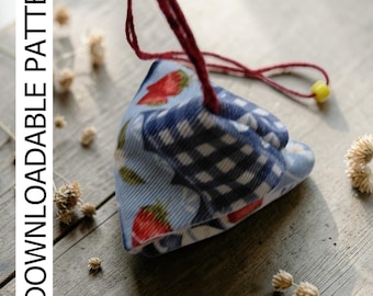 Magical Triangular Purse Sewing Pattern, Easy Step-by-Step Instructions (Digital Download)