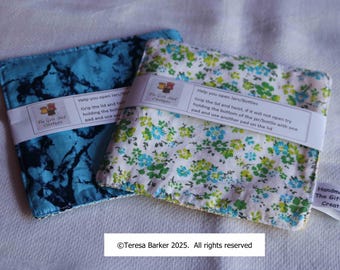 Bottle, Jar or container grippers.  Fabric opener, ideal for those with hand strength problems.