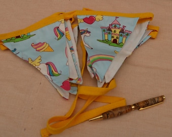 Handmade cotton flag bunting