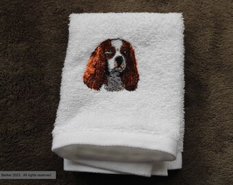 Embroidered face flannel