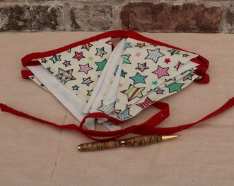 Handmade cotton flag bunting