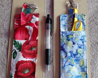 Handmade lanyard pen and pencil holder, lanyard included